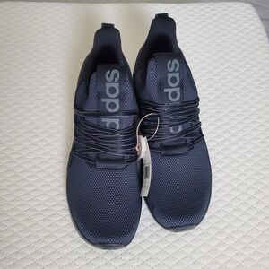 adidas Men Lite Racer Adapt 7.0 Running Shoes Slip On Black Gray IE6327‎ Sz 11.5